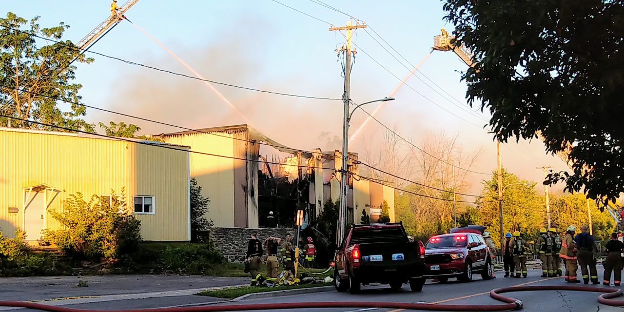 OPP investigating fire at former school in Hawkesbury