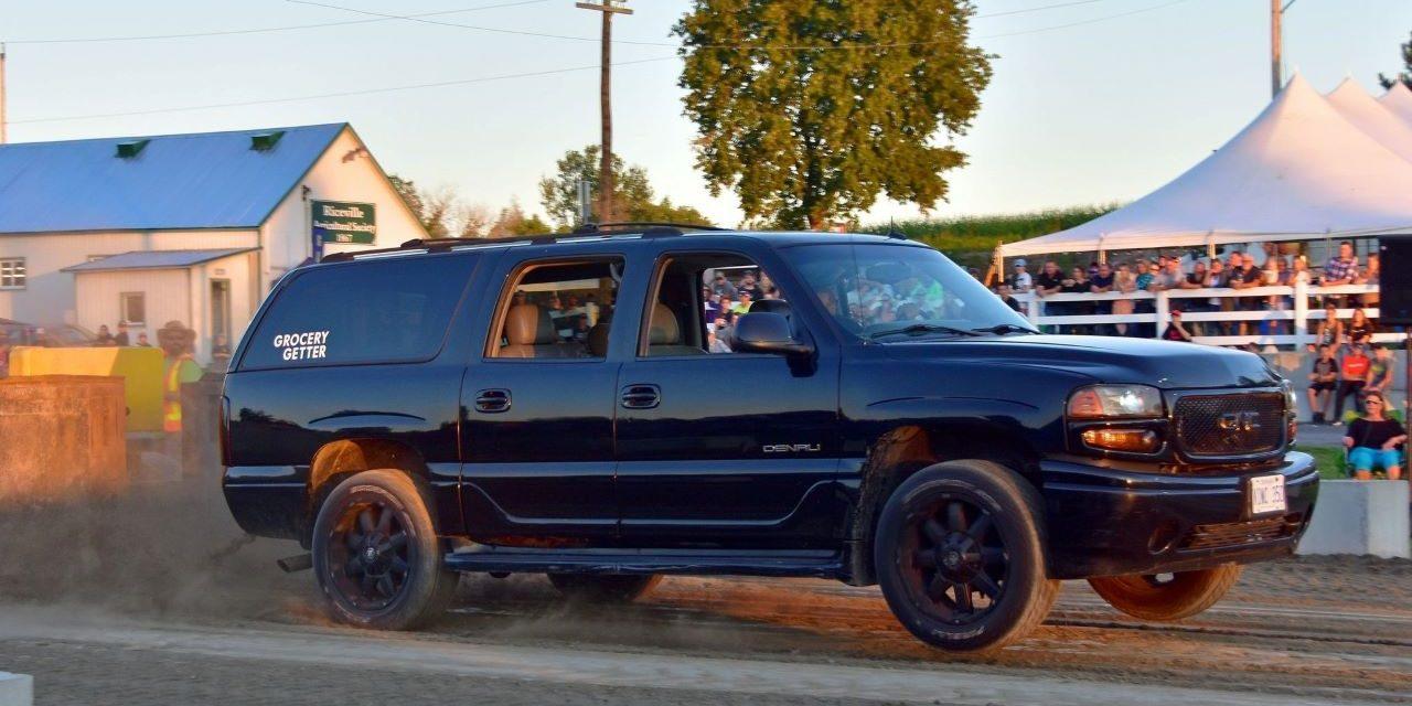 Riceville Fair truck pull draws large crowd