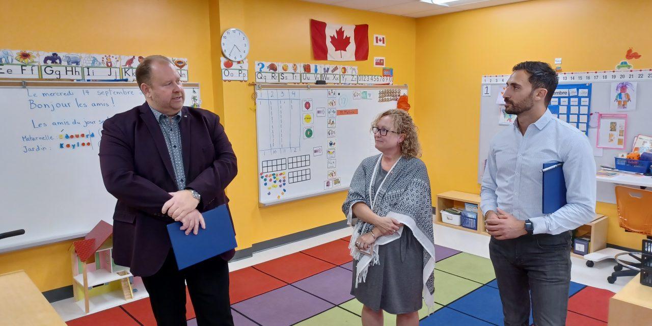 Minister of Education opens new addition at École élémentaire publique Nouvel-Horizon in Hawkesbury