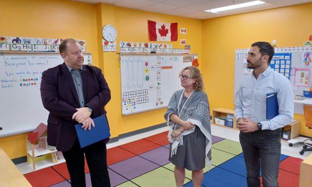 Minister of Education opens new addition at École élémentaire publique Nouvel-Horizon in Hawkesbury