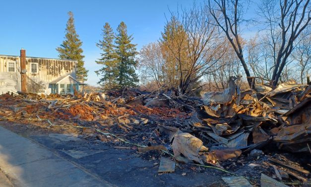 Fire destroys former school and store in Dalkeith