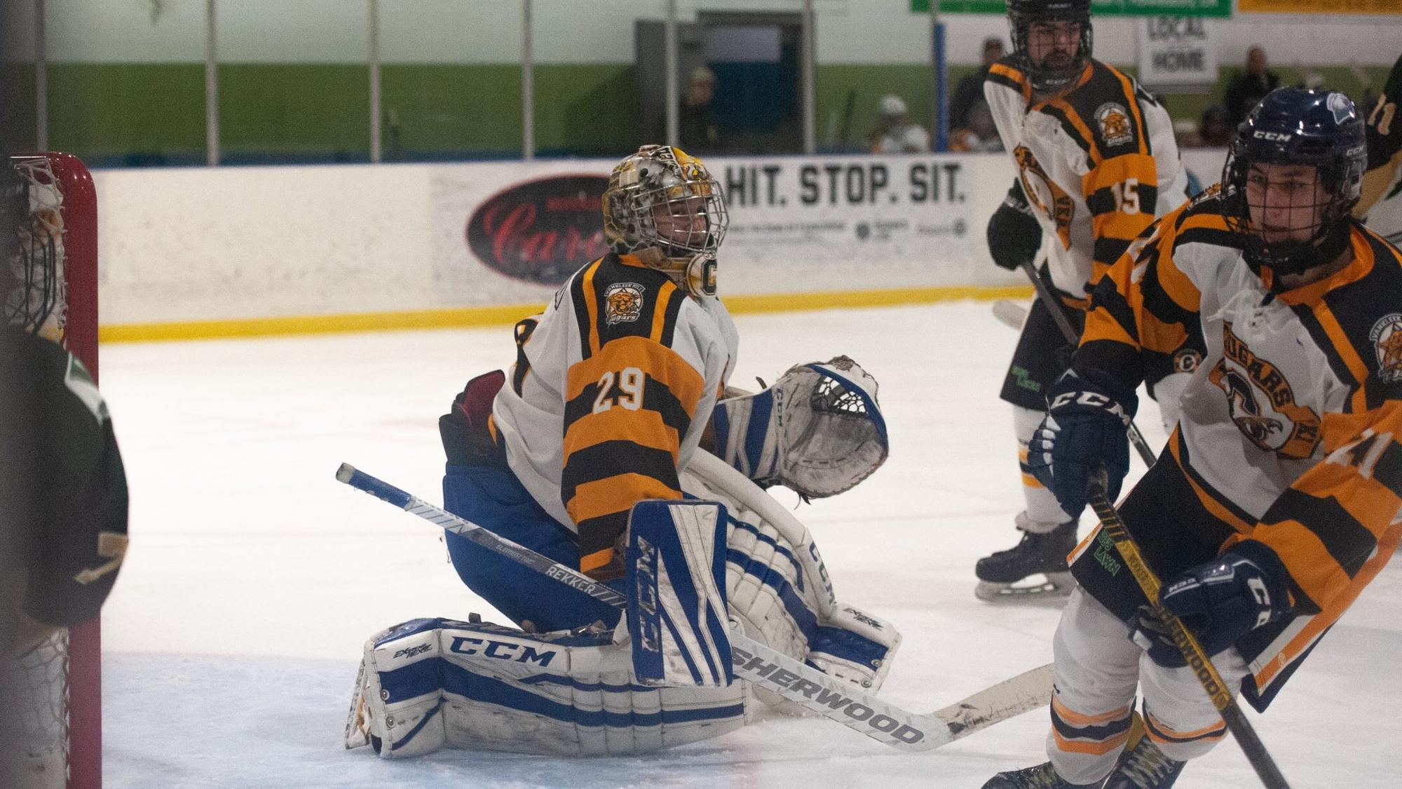 Clarence Castors score two goals late in the third to stun Vankleek