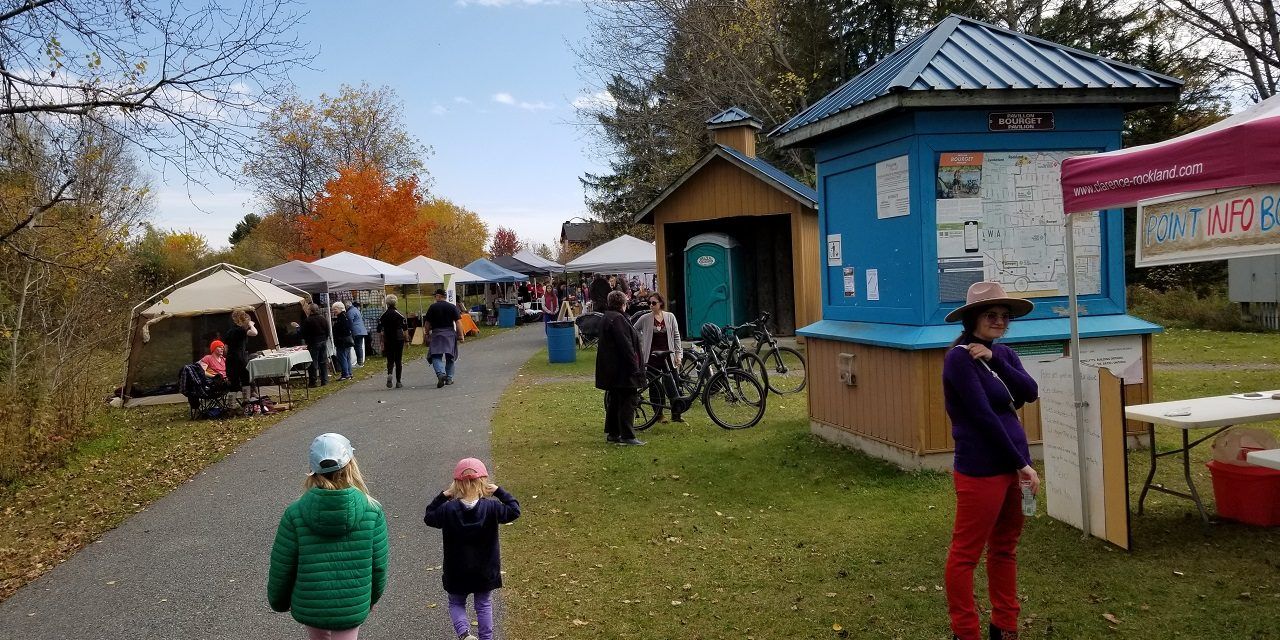 A successful first Community Market in Bourget