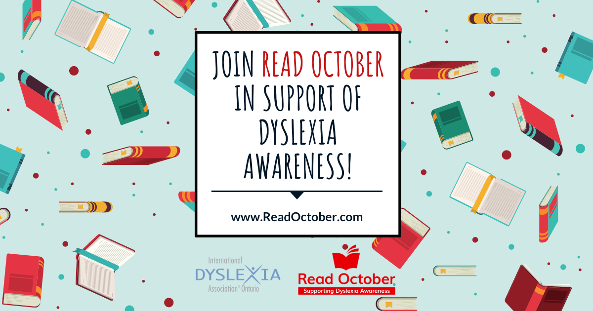 Champlain Library supports Dyslexia Awareness Month