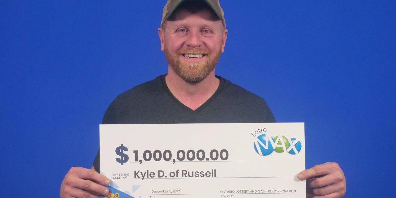 Russell man wins $1 million in Lotto Max draw