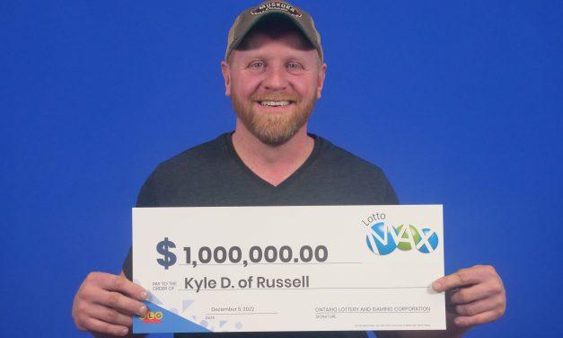Russell man wins $1 million in Lotto Max draw