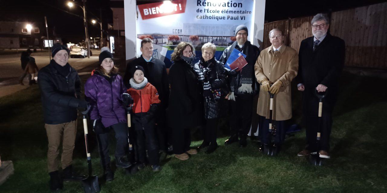 More than $1 million in renovations announced for École Paul VI in Hawkesbury