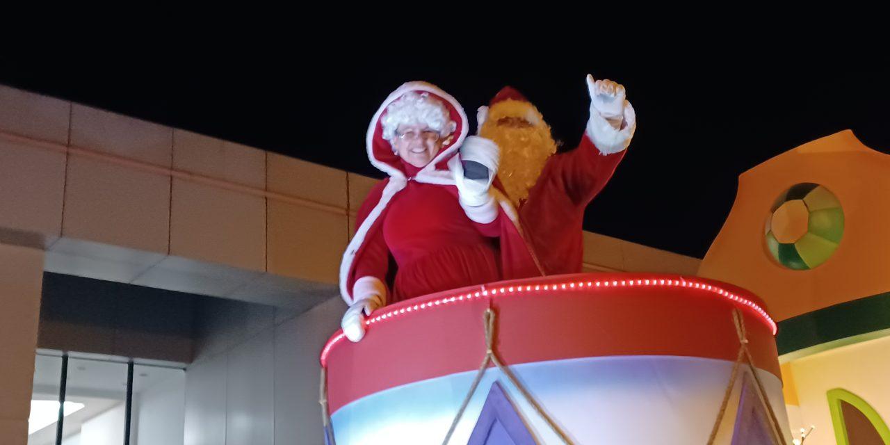 Here comes Santa Claus; Parades across the region