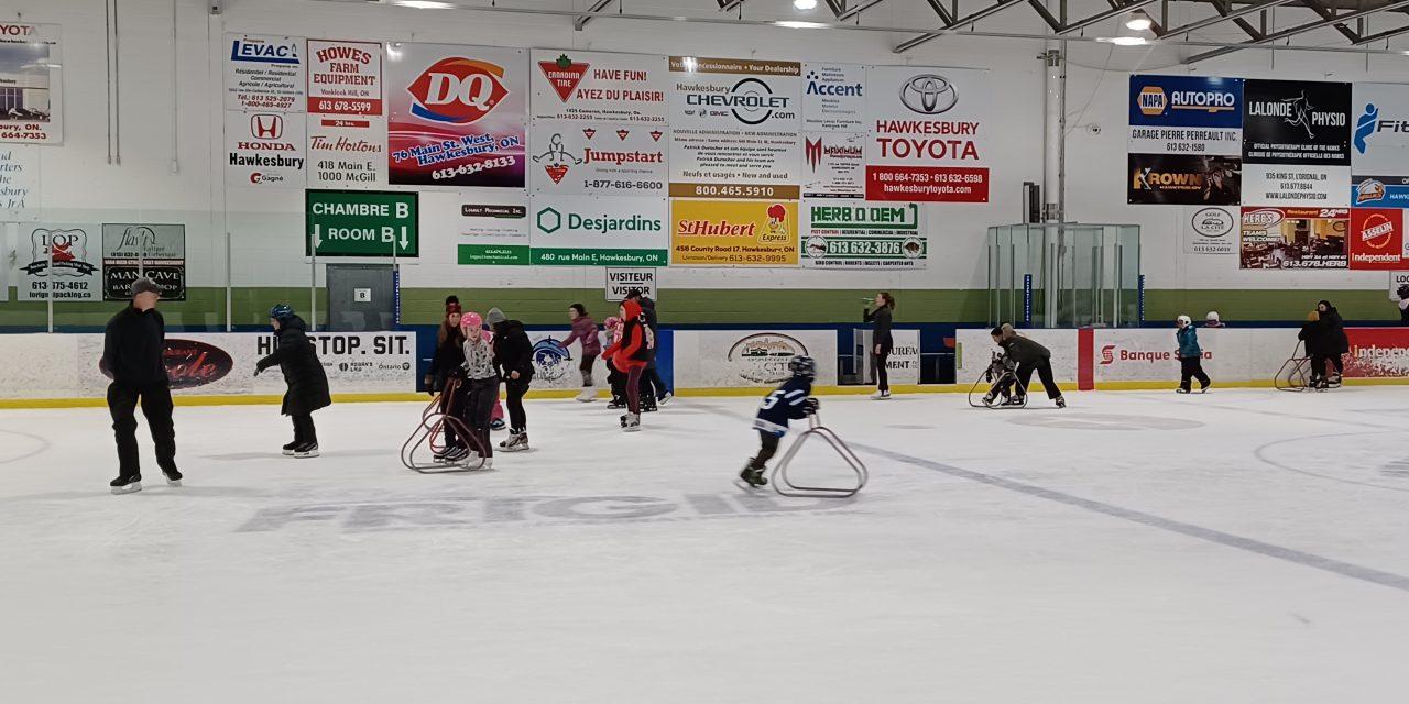 Skating and swimming for Family Day in Hawkesbury