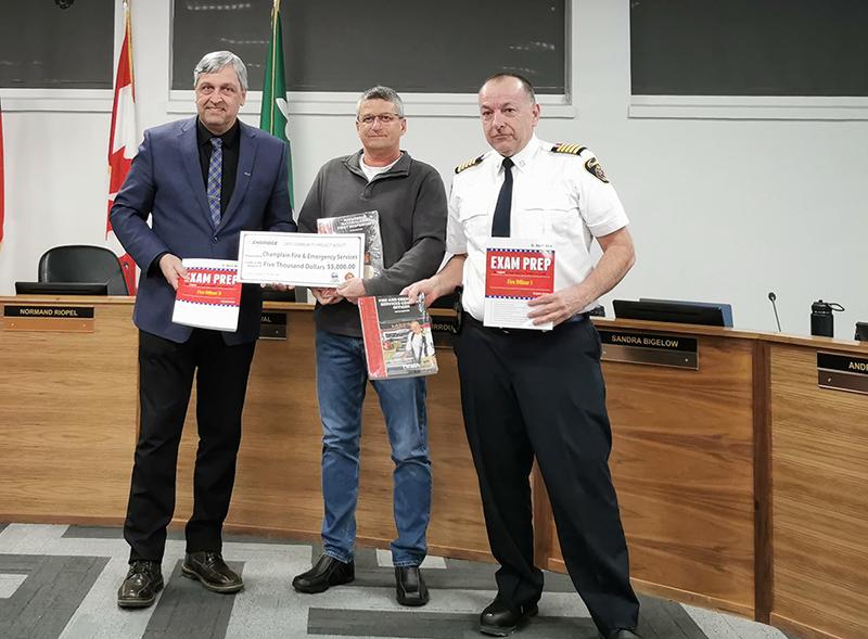 $5,000 from Enbridge for Champlain fire departments