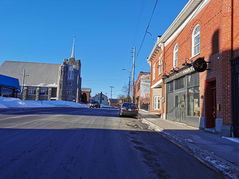 Two-hour parking on a portion of High Street