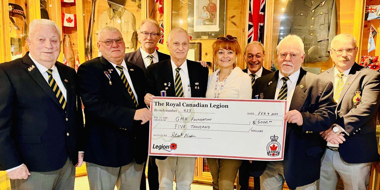 Alexandria Legion donates to hospital and fire department
