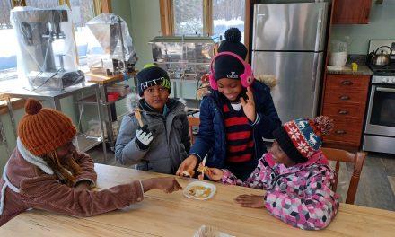 Sugar time for newcomers to Canada at Cassburn Sweets