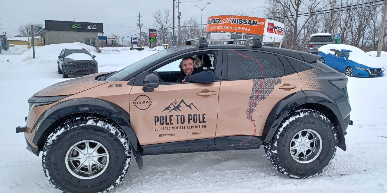 Driving from pole to pole in an electric vehicle