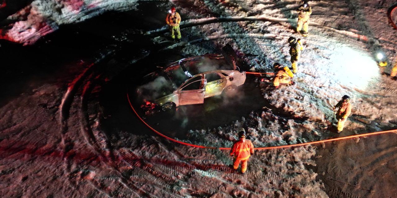 Police investigating Grenville car fire