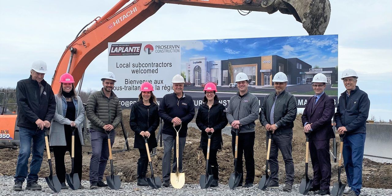 Construction begins on new Laplante Chrysler dealership