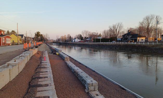 Access restricted to Grenville Canal area and boat launch