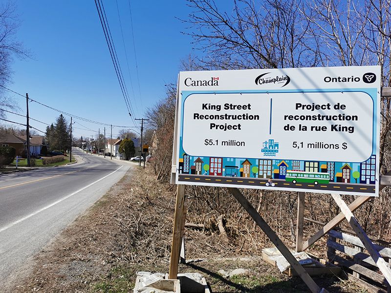 King Street reconstruction: temporary water supply will be in place