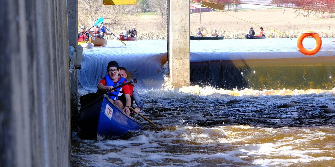 Record turnout for 50th Raisin River Canoe Race