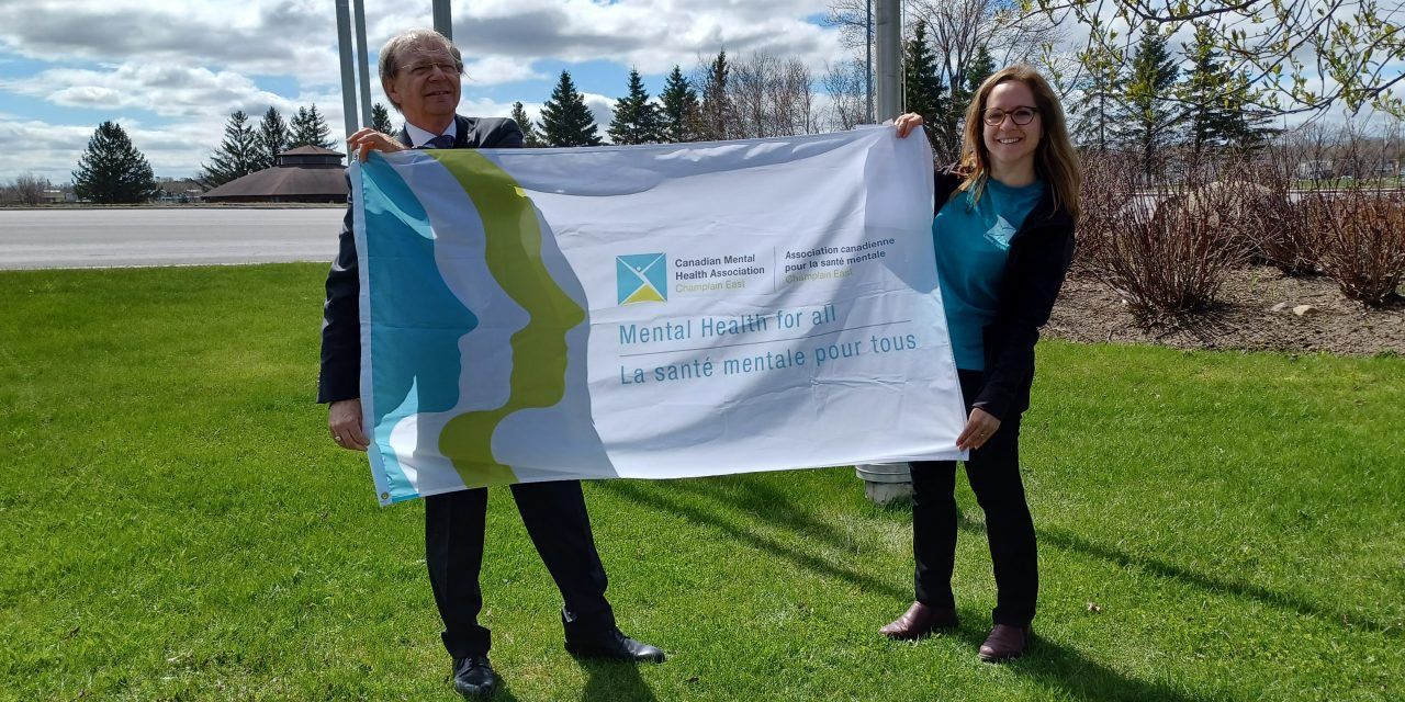Flag flies for mental health in Hawkesbury