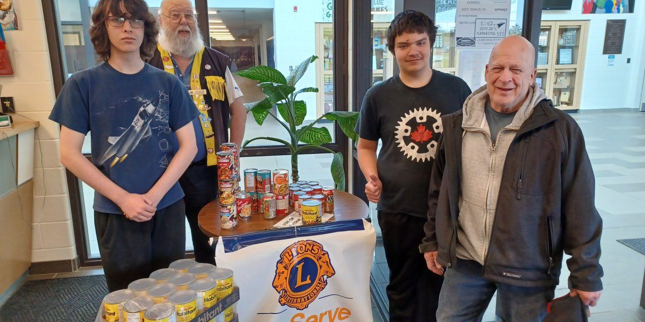 VCI Leo Club contributes soup to food bank