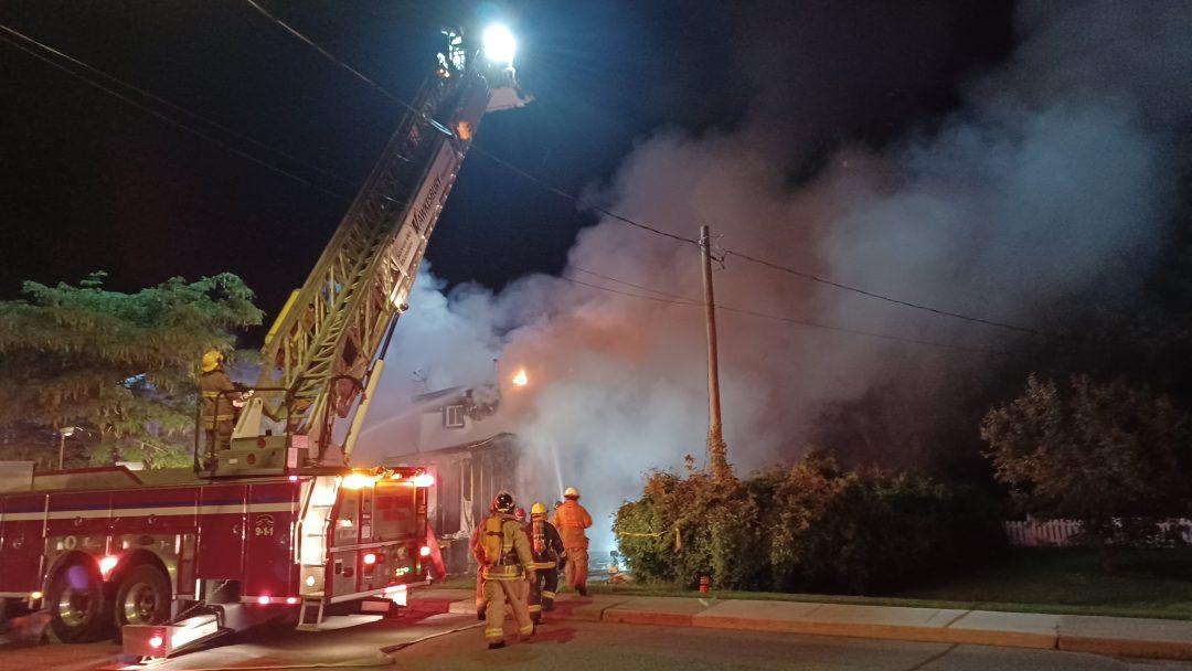 Fire destroys Grenville house