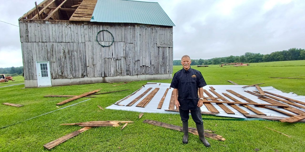 Vankleek Hill farmer escapes injury in possible tornado