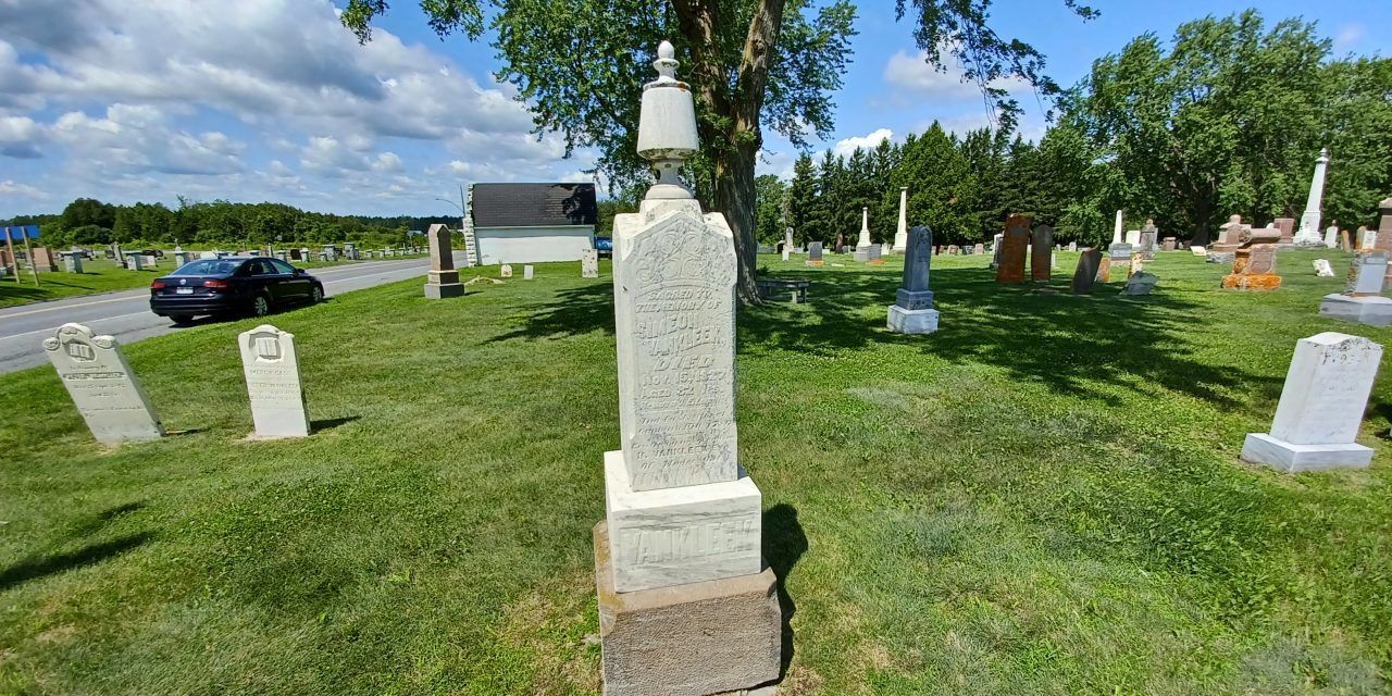 Vankleek headstone kept under close care