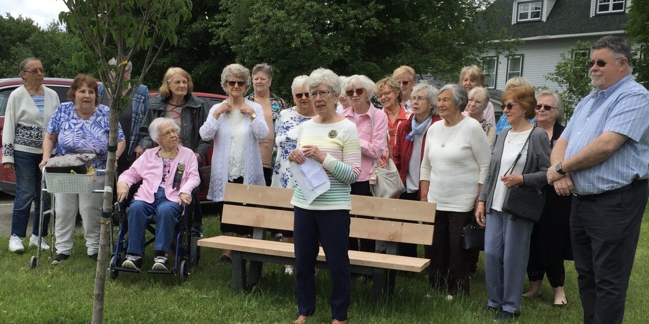 Women’s Institute tree dedication in Mille-Isles