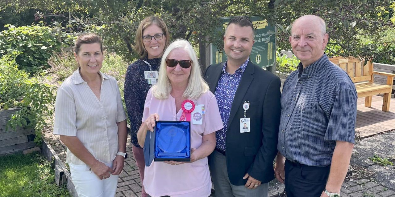 Francine Leblanc honored for 50 Years at Glengarry hospital