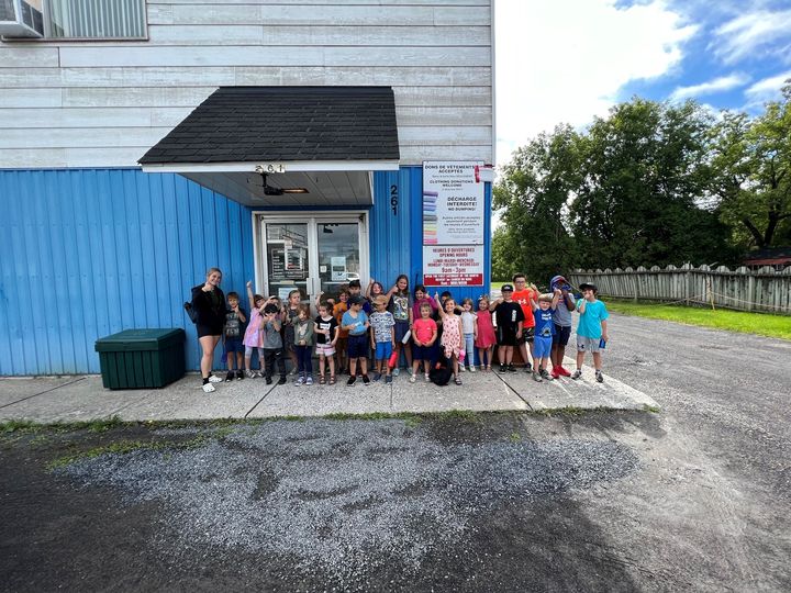L’Orignal day campers help food bank