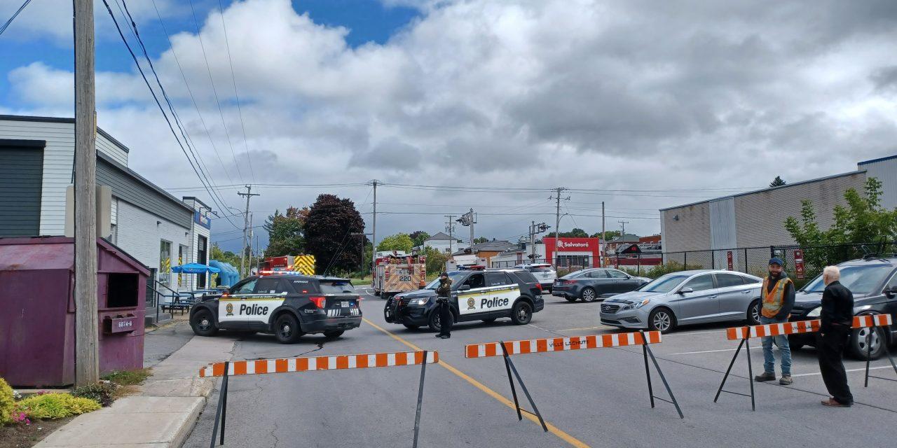 Suspicious package closes part of downtown Lachute