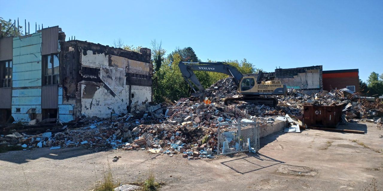 Former École Sainte-Marguerite Bourgeoys in Hawkesbury demolished