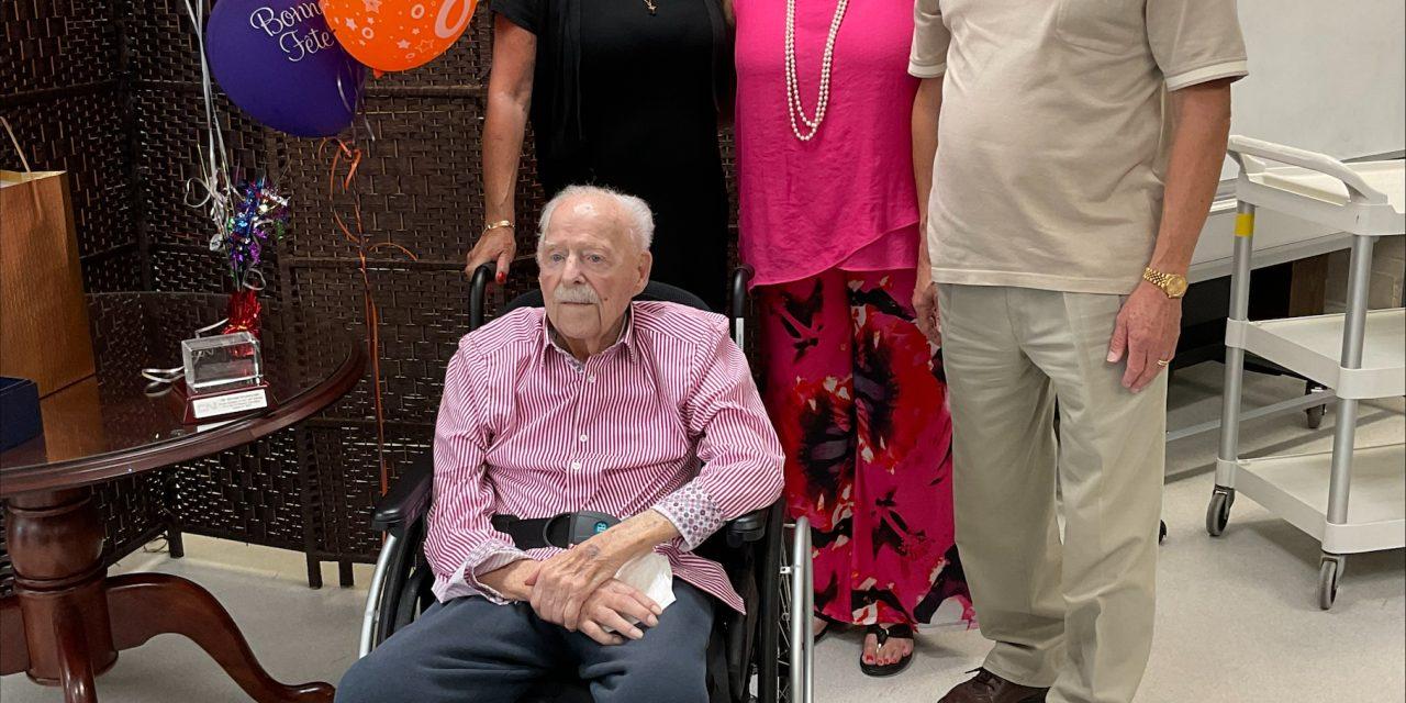 Hawkesbury man celebrates 100th birthday