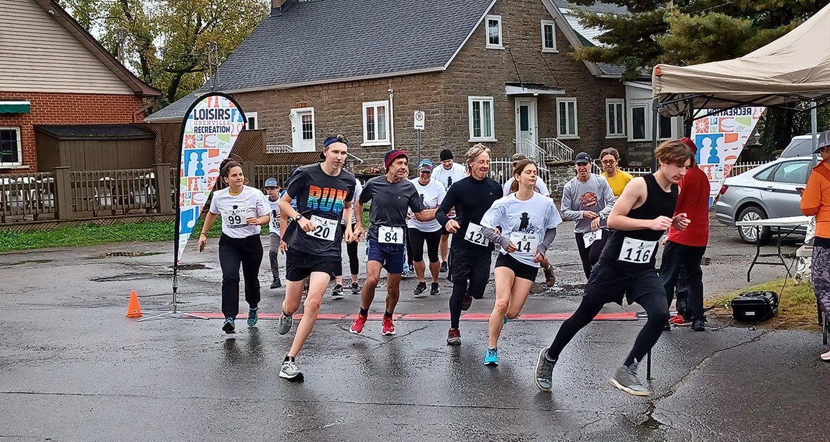 Running the Course de Canal in Grenville
