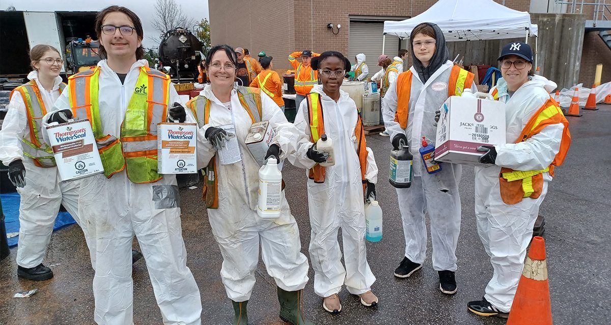 Toxic trash at Household Hazardous Waste Day