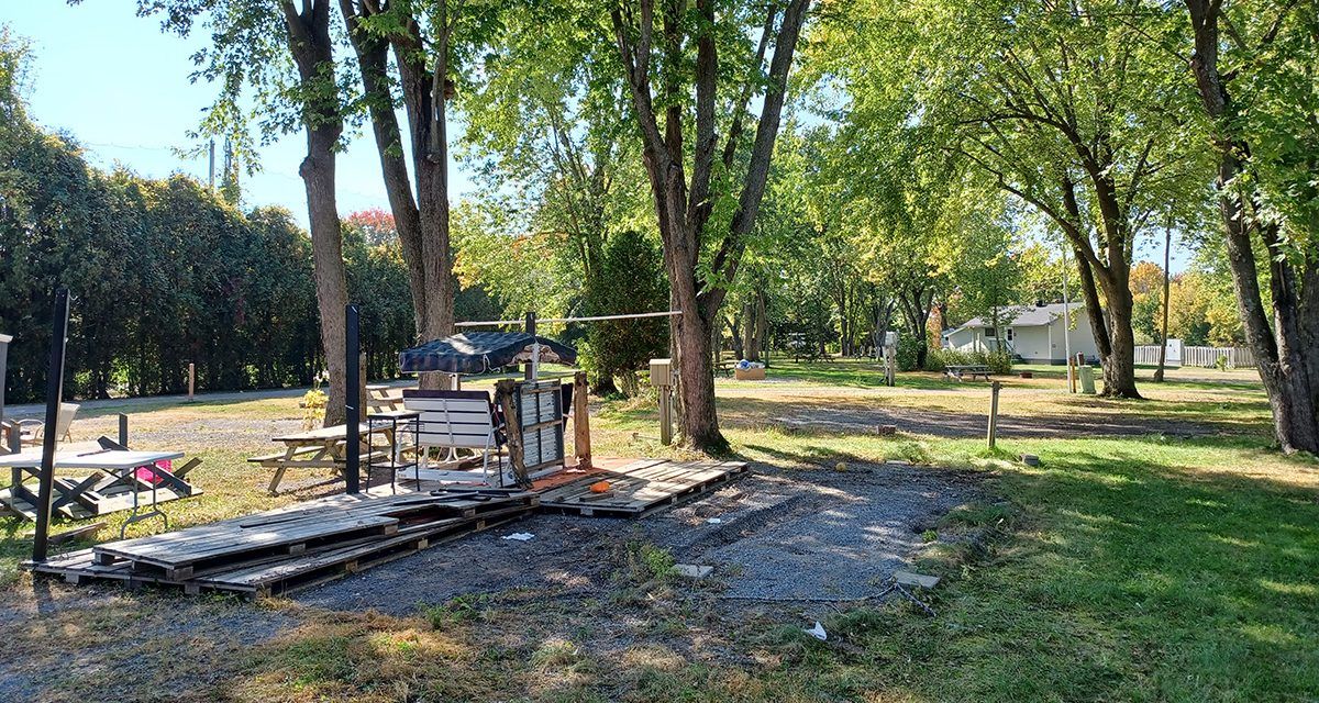 Campground clearing out in L’Orignal