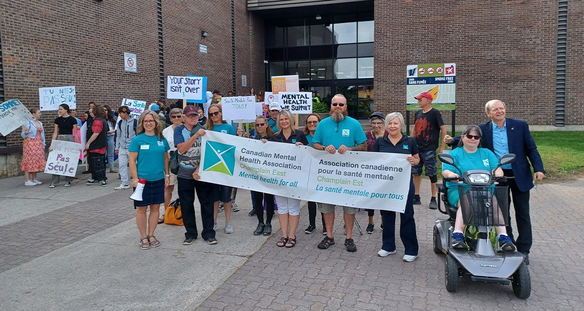 Marching for mental health in Hawkesbury