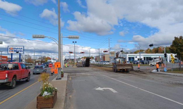 Lots of construction in Lachute