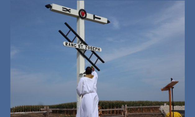 New Rang St-Joseph cross near St-Bernardin