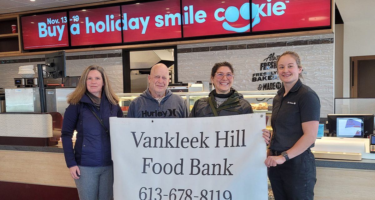 Smile Cookie sale for Vankleek Hill Food Bank