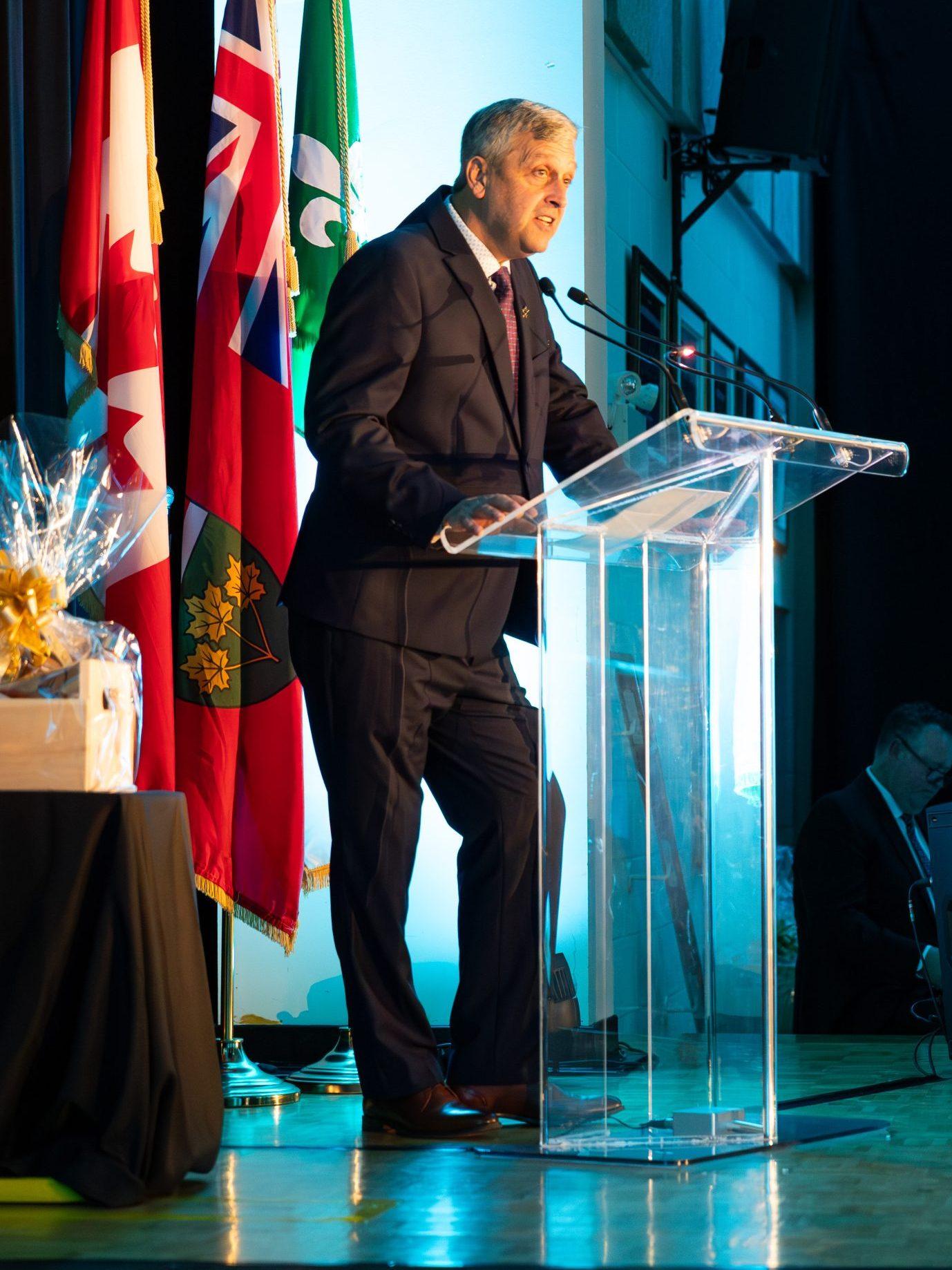 Riopel honoured, awards presented at Warden’s Banquet