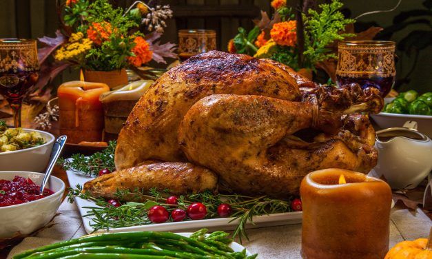 Turkey dinner at Country Christmas Party on November 24, 2023
