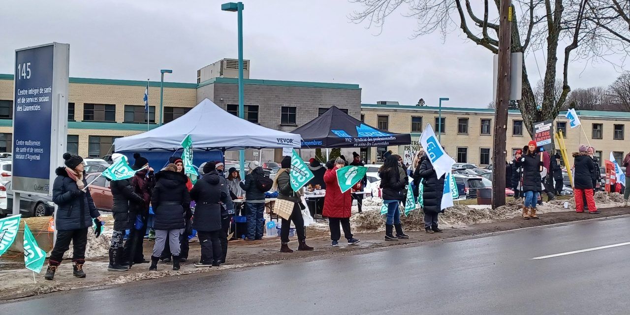 Québec public sector strike includes workers in Argenteuil