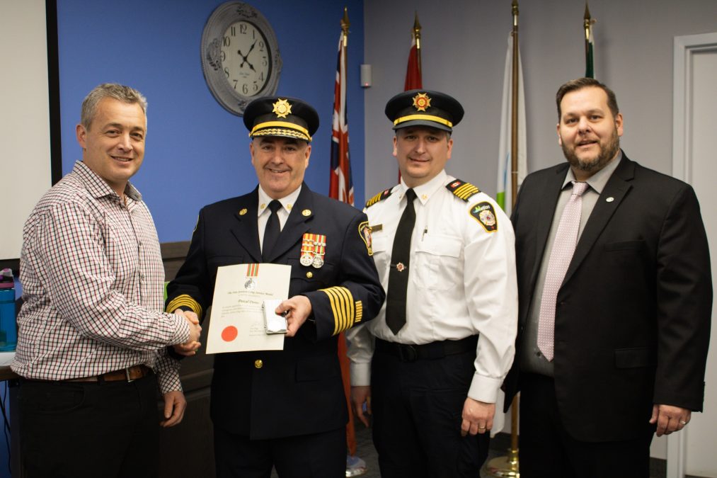 Firefighters recognized for service in The Nation