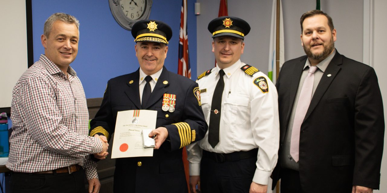 Firefighters recognized for service in The Nation