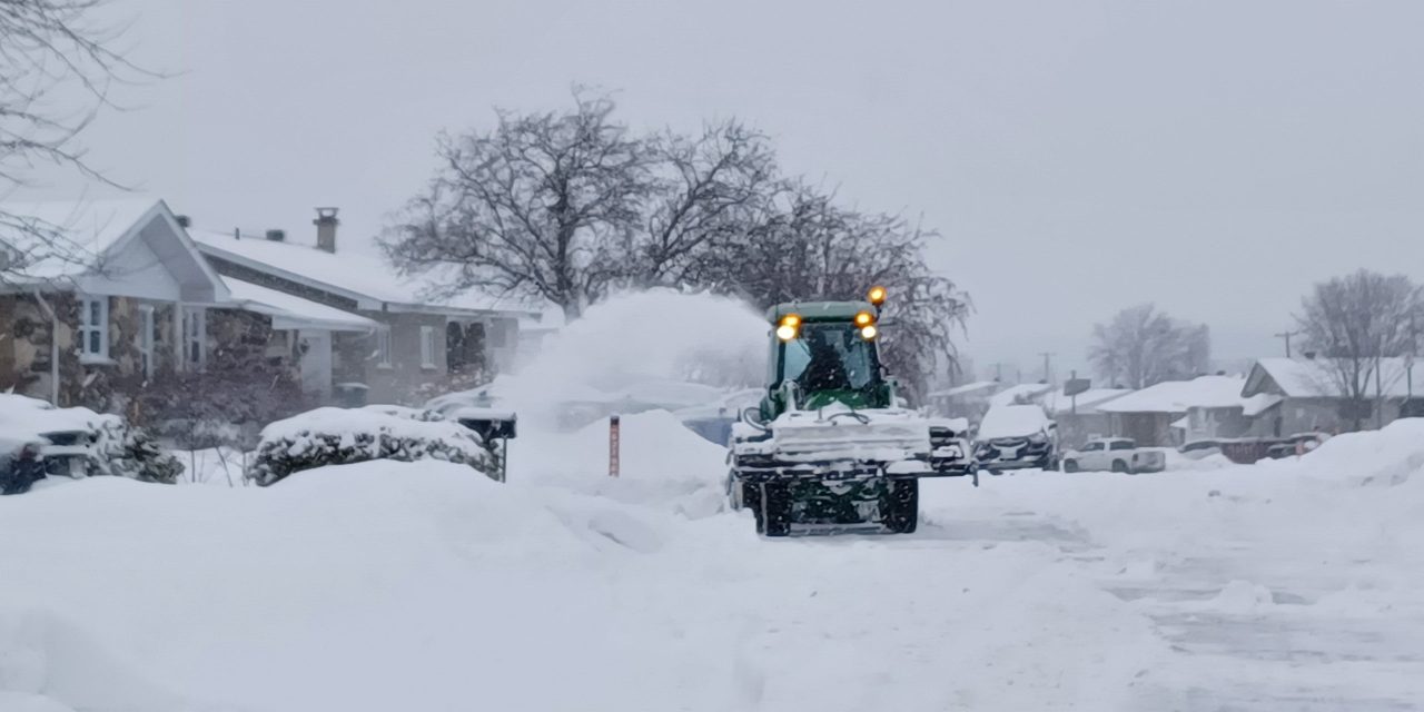 A snowy Saturday across the region