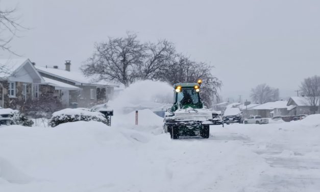A snowy Saturday across the region