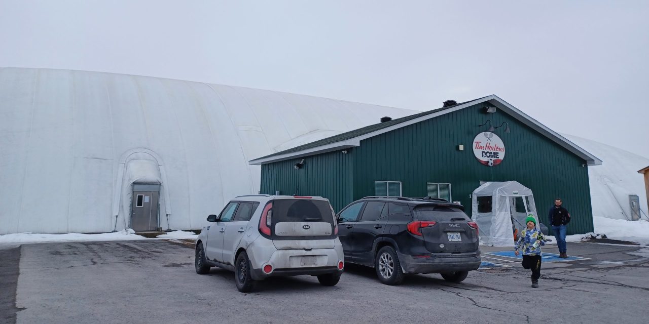 Storm damages Alexandria dome