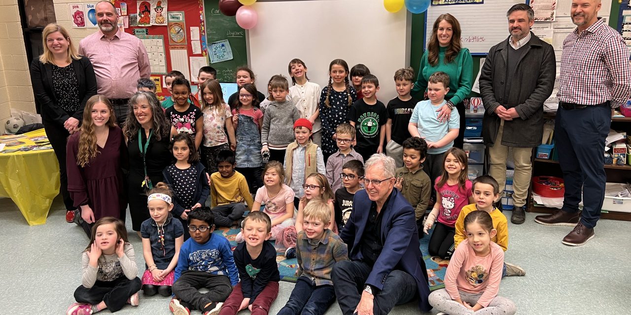 PCPS Grade One classes hold book launch